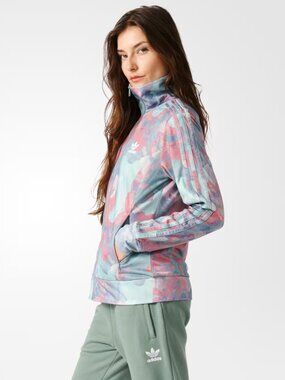 Adidas Women's Pastel Europe Camouflage Jacket